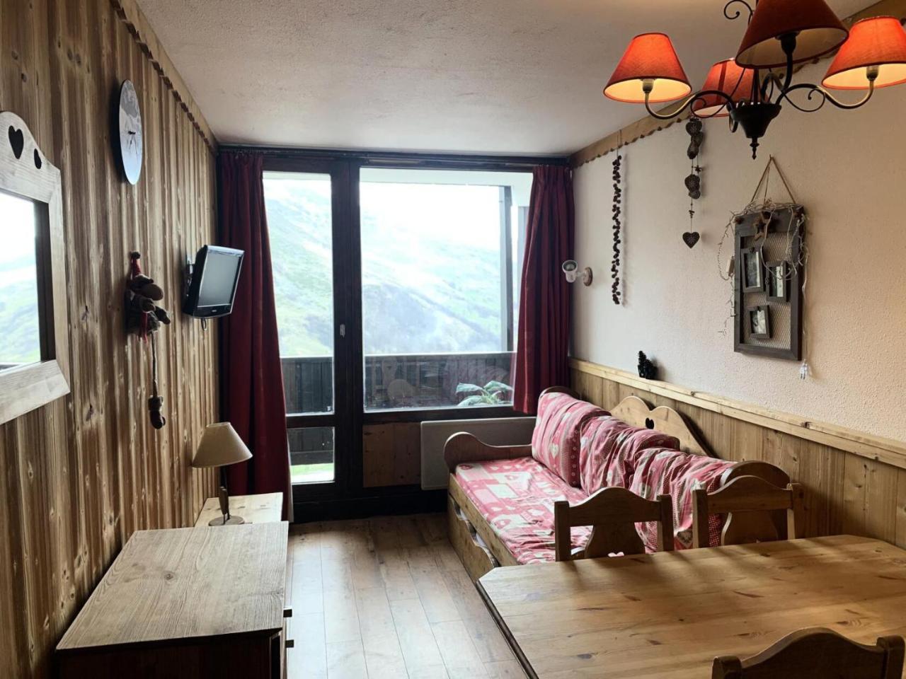 Residence Villaret - Chaleureux Studio Cabine Aux Menuires Pour 3 Personnes Mae-5794