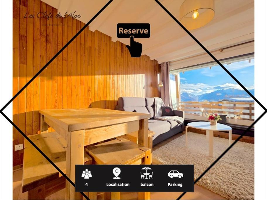 Charmant F2 Pied Des Pistes - Equipe Et Lumineux