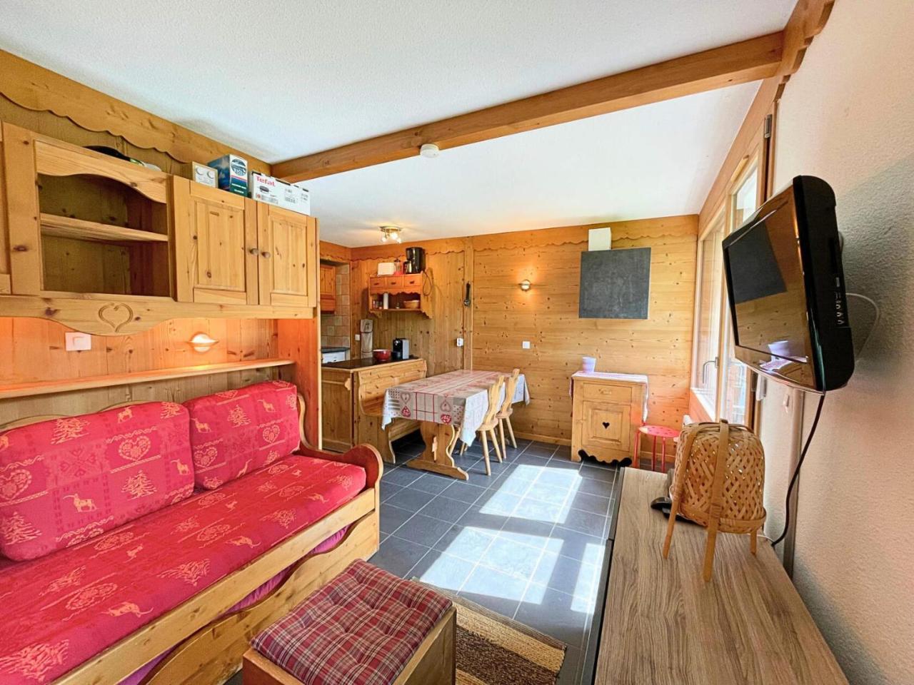 Residence Villaret - Studio Renove Sur Les Pistes Aux Menuires Pour 4 Personnes Mae-4234