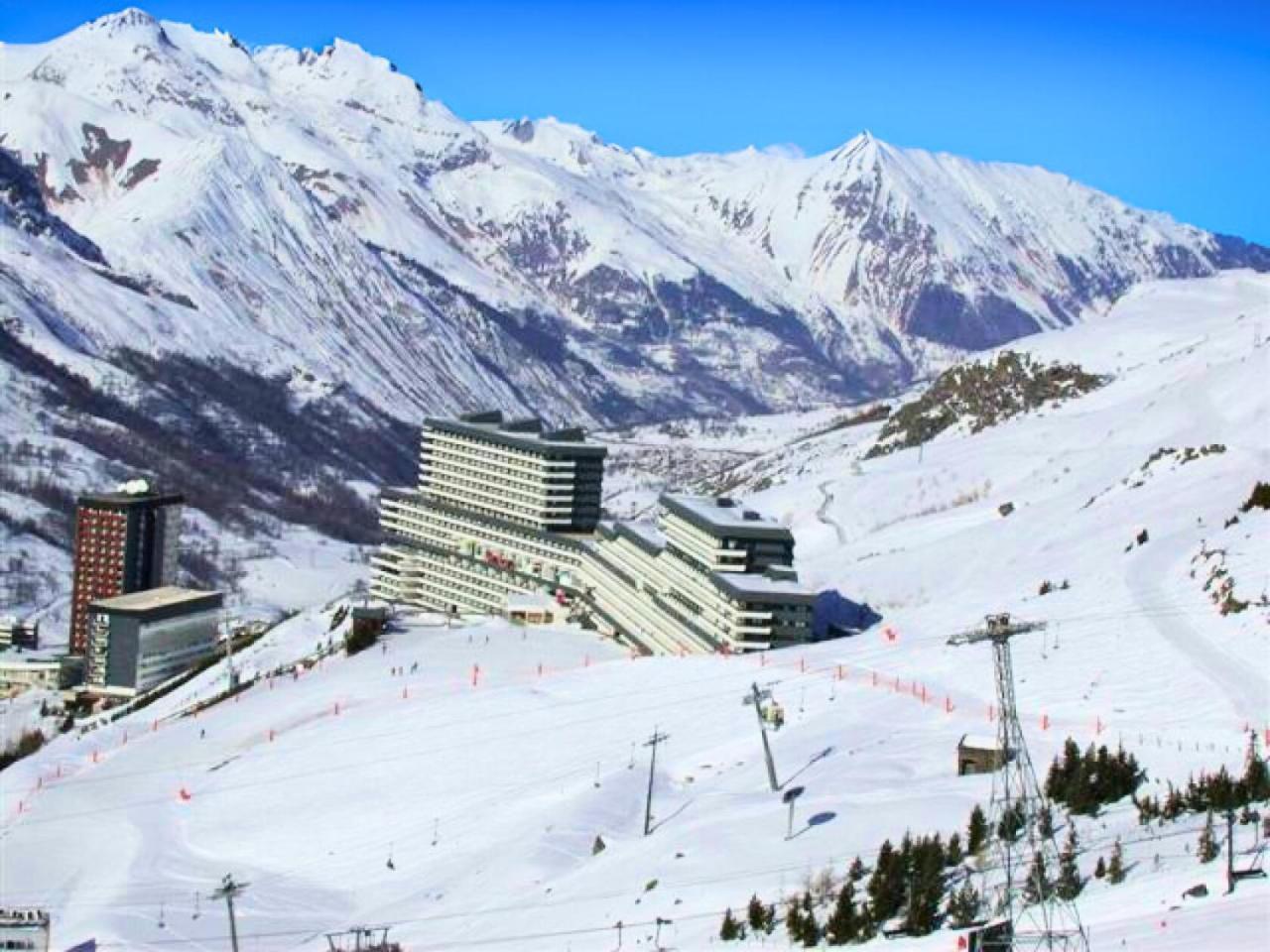Residence Tougnette - Studio Equipe Ski Aux Pieds Aux Menuires Pour 2 Personnes Mae-4004