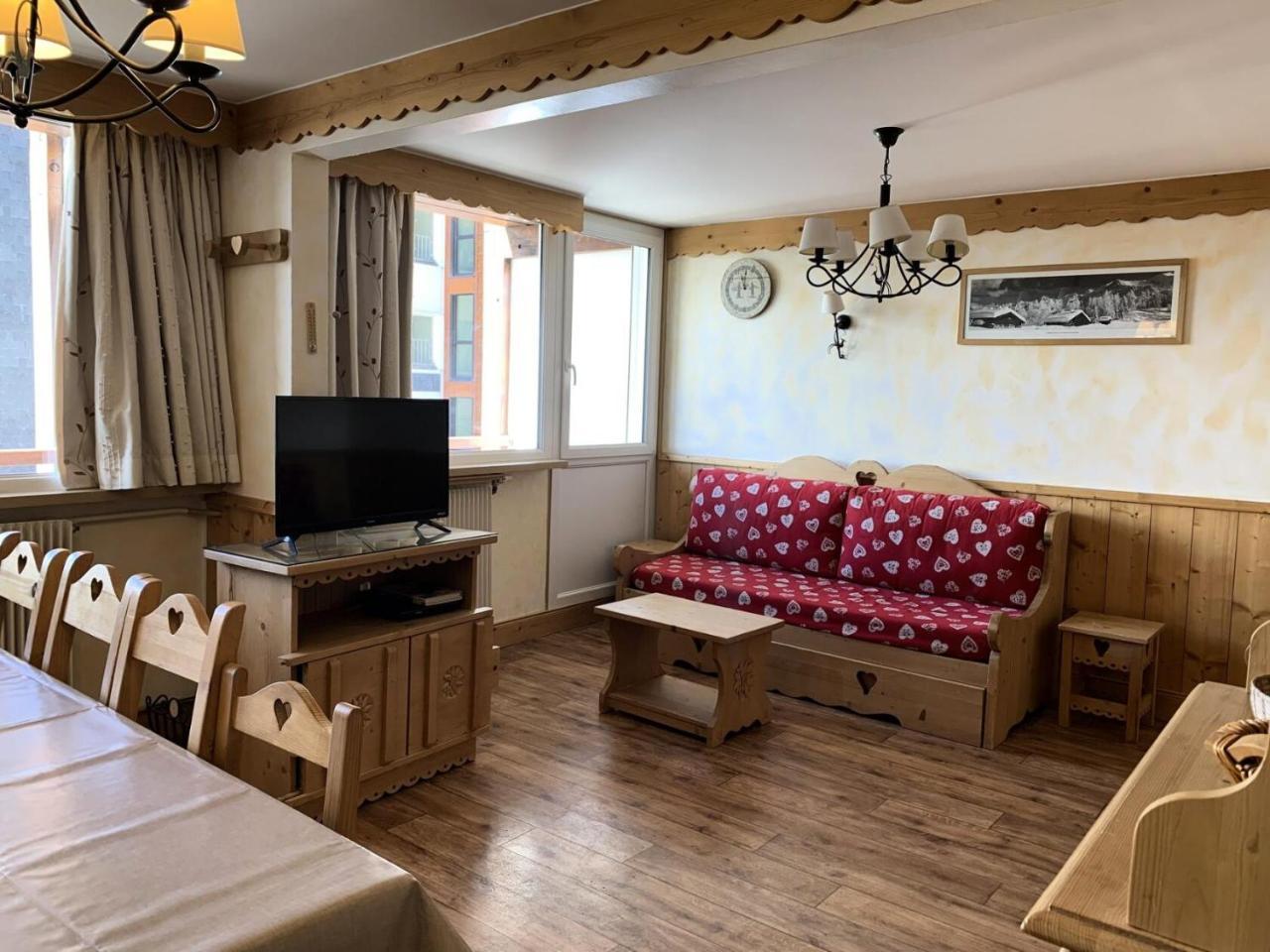 Residence Lauzes - Appartement 6 Personnes Avec Cuisine Equipee Aux Menuires Mae-4684