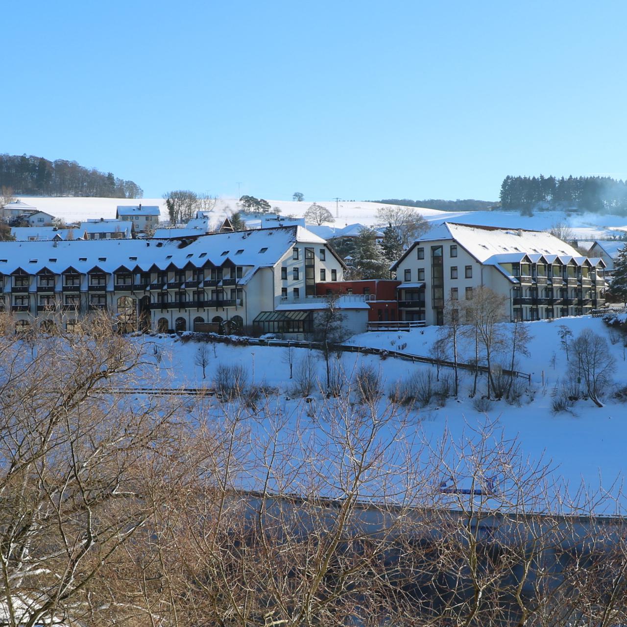 Er du på udkig efter et smukt hotel midt i et naturreservat? Så er Göbels Seehotel Diemelsee det rette sted for dig. Dette elegante hotel ligger lige ved søen Diemelsee og er omgivet af smukke skove og bjerge, der giver anledning til en masse vandreture og stavgang. Willingen-skiområdet ligger 17 kilometer fra hotellet, men er let tilgængelig i bil. Feriens indkvartering sker i komfortable og rummelige værelser, der har en hyggelig atmosfære. Efter en skøn dag på pisterne, kan du slappe af i wellnesscenteret, mens familiens yngste har det sjovt i børnenes legeparadis "Shrinkie Island".