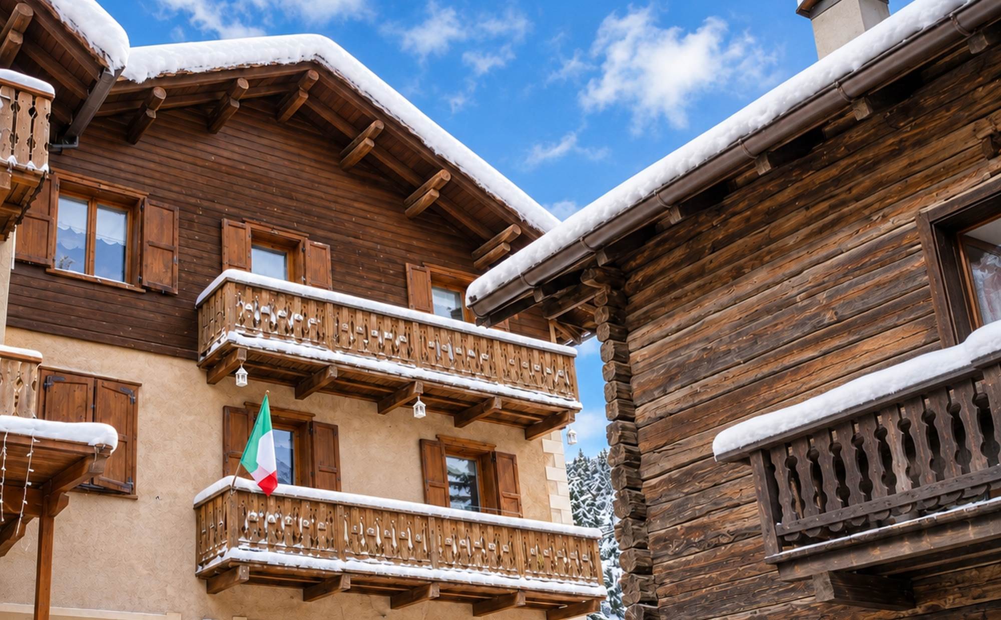 Casa Gesuina är ett bra val för familjer och grupper på jakt efter en bra och prisbillig lägenhet för en skidsemester i Livigno.Placerat i lugna omgivningarCasa Gesuina har ett bra läge i lugna omgivningar samtidigt som du har nära till liften och inköpsmöjligheter. Detta passar perfekt till dig som har planer om att utforska Livignos afterski, eftersom du bor i rätt ände av Livignos långa by. Vill du istället utforska resten av Livigno så stannar skidbussen endast 50 meter från lägenheterna. Två komfortabla lägenheterCasa Gesuina har två lägenheter som är anpassade för 3-4 personer. I båda lägenheterna finns det ett sovrum med dubbelsäng, ett rum med en enkelsäng och möjlighet till en extrasäng. I båda lägenheterna finns det ett badrum med dusch eller badkar och hårtork, ett uppehållsrum med matplats och ett fullt utrustat kök. Båda lägenheterna har också wi-fi. Du har också tillgång till gratis skidförvaring i källaren och gratis parkering som finns ca. 100 meter från lägenheterna.Djur ej tillåtna, Handdukar, Kökshanddukar, Skidrum, Slutstädning, Sängkläder, WIFIAvstånd till livsmedelsbutik: 50 mAvstånd till skidbussen: 50 mAvstånd till liften: 100 mAvstånd till skiduthyrning: 100 mAvstånd till pisten: 100 mAvstånd till centrum: 1000 m