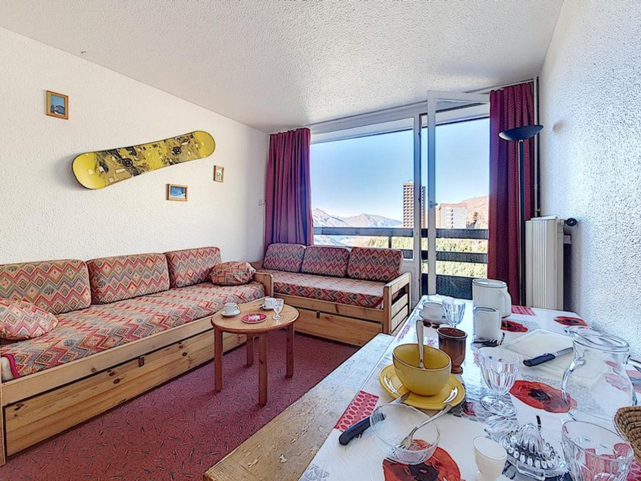 Appartement Cosy 4 Pers. Avec Balcon Aux Pieds Des Pistes - Fr-1-344-1044