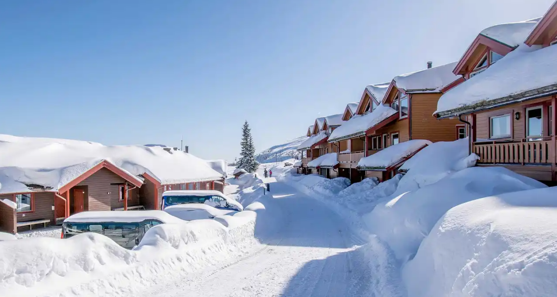 Lejligheder med fantastisk beliggenhed ved Høyfjellssenteret - kun 60-180 meter fra liften, tæt på skiskole, skiudlejning og alt det, børnefamilier har brug for på skiferien.