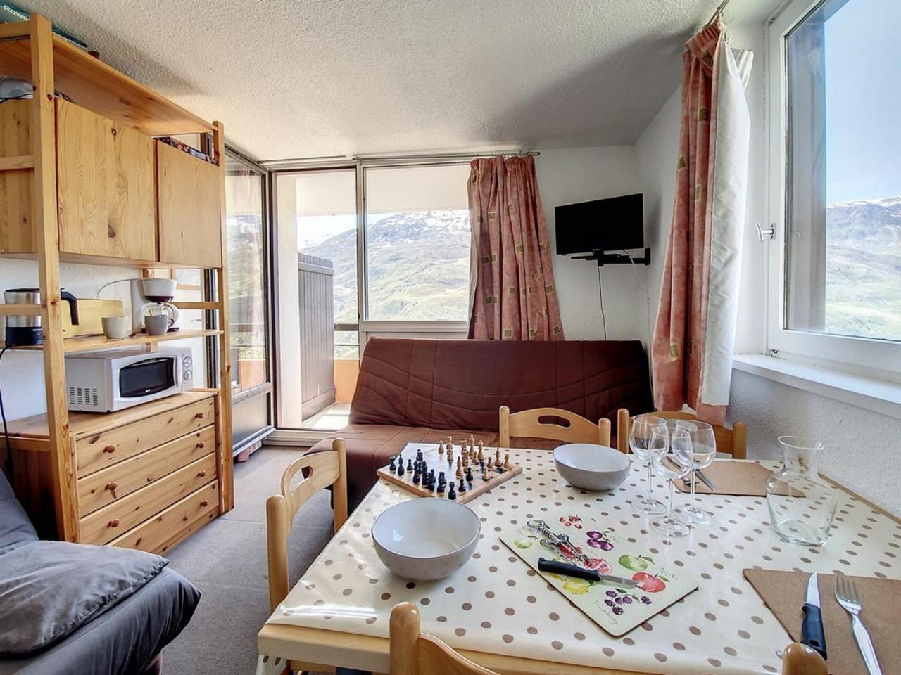 Studio Confortable Pour 4 Pers. Avec Balcon Et Tv, Prox. Pistes Aux Menuires - Fr-1-344-1043