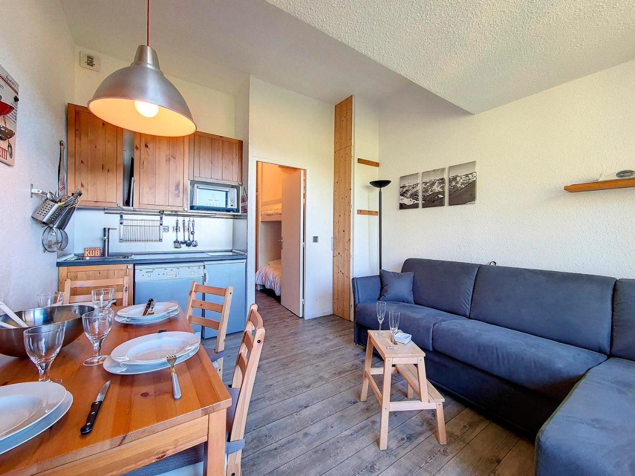 Studio Renove Au Pied Des Pistes, Balcon, 4 Pers, Les Menuires - Fr-1-344-832