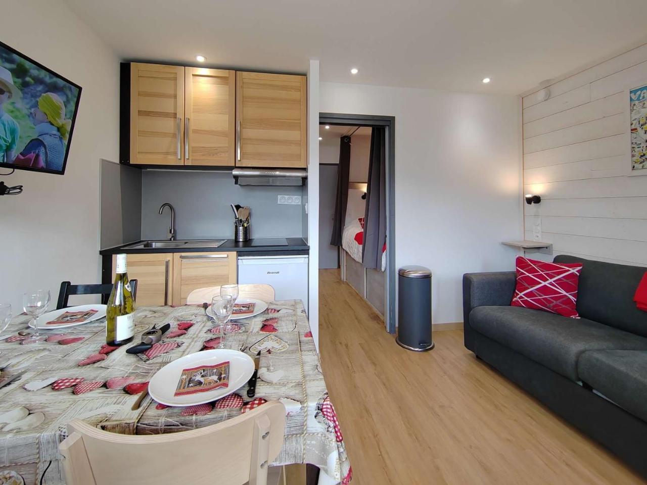 Studio Charmant de 23m² Skis Aux Pieds, Renove, Balcon Est, Max 4 Pers - Fr-1-545-52